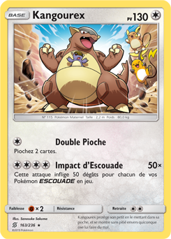 Carte Pokémon Kangourex 163/236 de la série Harmonie des Esprits en vente au meilleur prix