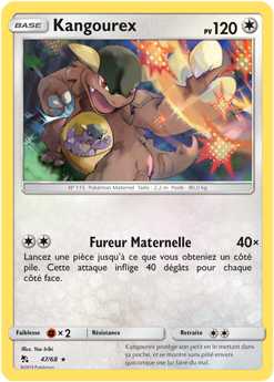 Carte Pokémon Kangourex 47/68 de la série Destinées Occultes en vente au meilleur prix