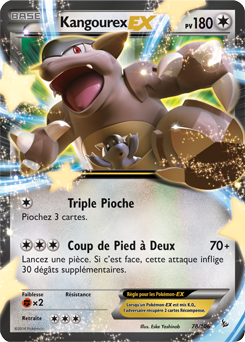 Carte Pokémon Kangourex EX 78/106 de la série Étincelle en vente au meilleur prix