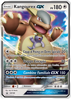 Carte Pokémon Kangourex GX SM188 de la série Promos Soleil et Lune en vente au meilleur prix