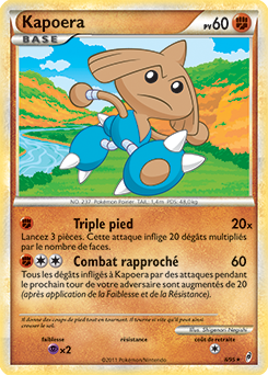 Carte Pokémon Kapoera 8/95 de la série Appel des Légendes en vente au meilleur prix