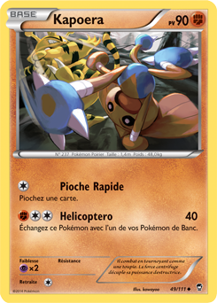 Carte Pokémon Kapoera 49/111 de la série Poings Furieux en vente au meilleur prix