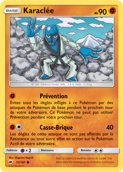 Carte Pokémon Commune Karaclée 72/147 de la série Ombres Ardentes