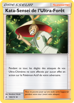 Carte Pokémon Peu commune Kata-Sensei de l'Ultra-Forêt 188/214 de la série Alliance Infallible