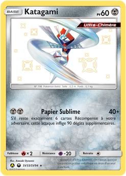 Carte Pokémon Katagami SV33/SV94 de la série Destinées Occultes en vente au meilleur prix