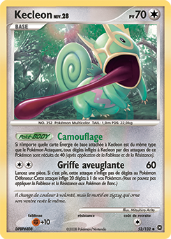 Carte Pokémon Kecleon 52/132 de la série Merveilles Secrètes en vente au meilleur prix