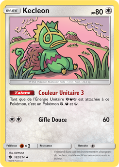 Carte Pokémon Kecleon 162/214 de la série Tonnerre Perdu en vente au meilleur prix