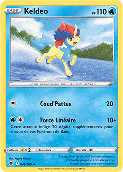 Carte Pokémon Keldeo 045/189 de la série Astres Radieux en vente au meilleur prix