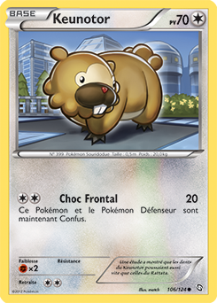 Carte Pokémon Commune Keunotor 106/124 de la série Dragons Éxaltés