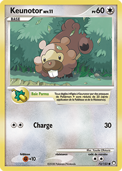 Carte Pokémon Commune Keunotor 73/123 de la série Trésors Mystérieux