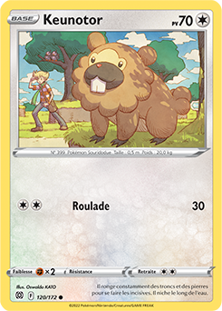 Carte Pokémon Communes Keunotor 120/172 de la série Stars Étincelantes