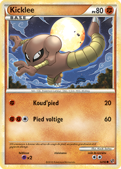 Carte Pokémon Kicklee 52/90 de la série Indomptable en vente au meilleur prix