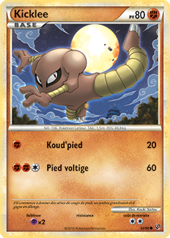 Carte Pokémon Commune Kicklee 52/90 de la série Indomptable
