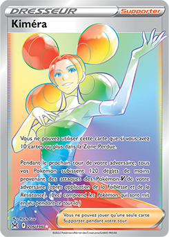 Carte Pokémon Rainbow Dresseur Kimera 206/196 de la série Origine Perdue