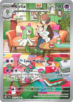 Carte Pokémon Kirlia 212/198 de la série Écarlate et Violet en vente au meilleur prix
