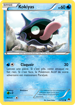 Carte Pokémon Kokiyas 23/122 de la série Rupture Turbo en vente au meilleur prix