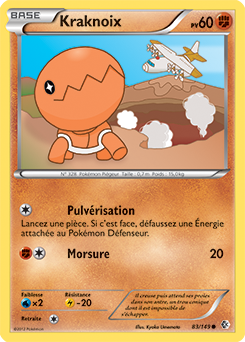 Carte Pokémon Kraknoix 83/149 de la série Frantières Franchies en vente au meilleur prix