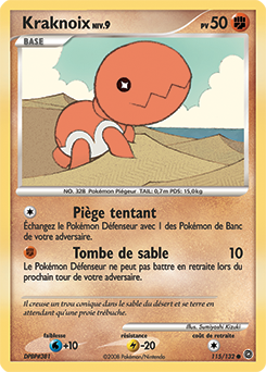 Carte Pokémon Commune Kraknoix 115/132 de la série Merveilles Secrètes
