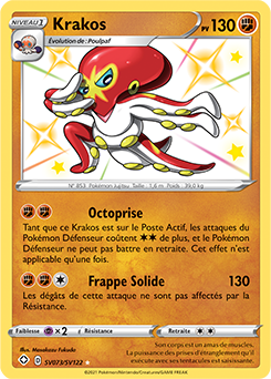 Carte Pokémon Krakos SV073/SV122 de la série Destinées Radieuses en vente au meilleur prix