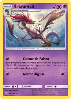 Carte Pokémon Kravarech 92/236 de la série Éclipse Cosmique en vente au meilleur prix