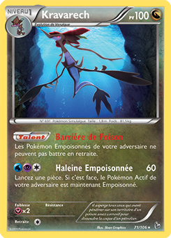 Carte Pokémon Kravarech 71/106 de la série Étincelle en vente au meilleur prix