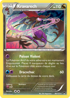 Carte Pokémon Kravarech 86/122 de la série Rupture Turbo en vente au meilleur prix