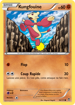 Carte Pokémon Kungfouine 56/111 de la série Poings Furieux en vente au meilleur prix