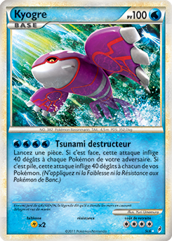 Carte Pokémon Kyogre SL6 de la série Appel des Légendes en vente au meilleur prix