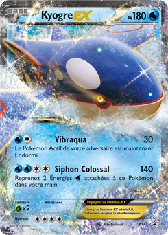 Carte Pokémon Kyogre EX XY41 de la série Promos XY en vente au meilleur prix