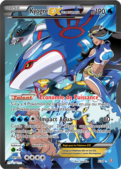 Carte Pokémon Kyogre EX de la Team Aqua 6/34 de la série Double Danger en vente au meilleur prix