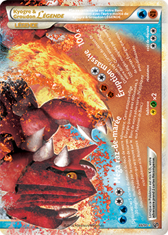 Carte Pokémon Pokémon Légende Kyogre & Groudon LÉGENDE 88/90 de la série Indomptable