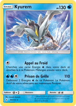 Carte Pokémon Kyurem 50/214 de la série Alliance Infallible en vente au meilleur prix