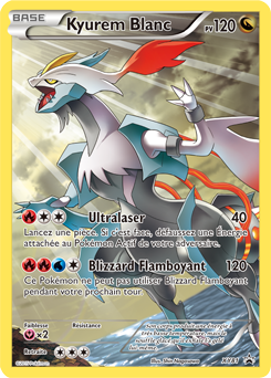Carte Pokémon Promo Kyurem Blanc XY81 de la série Promos XY