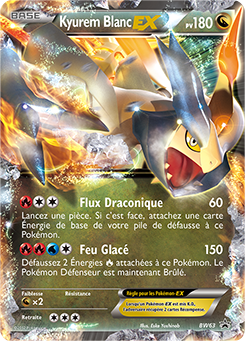 Carte Pokémon Kyurem Blanc EX BW63 de la série Promos Noir & Blanc en vente au meilleur prix