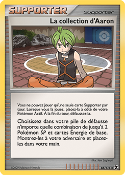 Carte Pokémon Peu commune La collection d'Aaron 88/111 de la série Rivaux Émergents