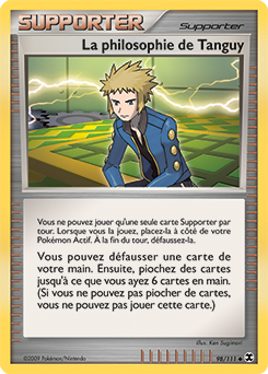 Carte Pokémon La philosophie de Tanguy 98/111 de la série Rivaux Émergents en vente au meilleur prix