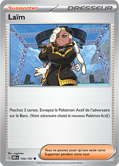 Carte Pokémon Communes Laïm 194/197 de la série Flammes Obsidiennes