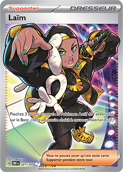 Carte Pokémon Laïm 221/197 de la série Flammes Obsidiennes en vente au meilleur prix
