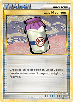 Carte Pokémon Peu commune Lait Meumeu 94/123 de la série HeartGold SoulSilver