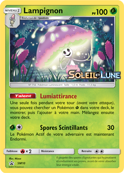 Carte Pokémon Lampignon SM10 de la série Promos Soleil et Lune en vente au meilleur prix