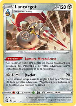 Carte Pokémon Lançargot 101/172 de la série Stars Étincelantes en vente au meilleur prix