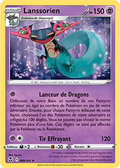 Carte Pokémon Lanssorien 089/195 de la série Tempête Argentée en vente au meilleur prix