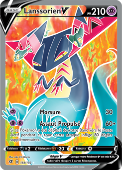 Carte Pokémon Lanssorien V 183/192 de la série Clash des Rebelles en vente au meilleur prix