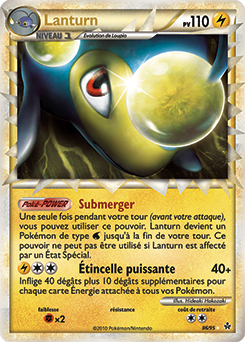 Carte Pokémon Pokémon Prime Lanturn 86/95 de la série Déchaînement