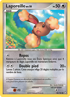 Carte Pokémon Laporeille 86/146 de la série Eveil des Légendes en vente au meilleur prix