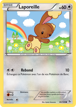 Carte Pokémon Laporeille 84/106 de la série Étincelle en vente au meilleur prix