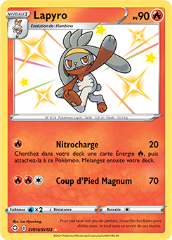 Carte Pokémon Lapyro SV016/SV122 de la série Destinées Radieuses en vente au meilleur prix