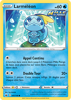 Carte Pokémon Larméléon 41/198 de la série Règne de Glace en vente au meilleur prix