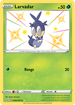 Carte Pokémon Larvadar SV007/SV122 de la série Destinées Radieuses en vente au meilleur prix