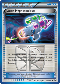 Carte Pokémon Laser Hypnotoxique 123/135 de la série Tempête Plasma en vente au meilleur prix